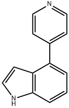 4-(4-pyridinyl)indole Structural