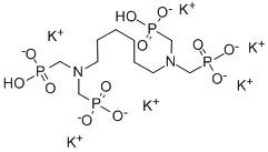 HDTMP hexapotassium salt Structural