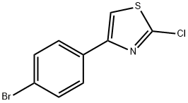 4-(4-BROMOPHENYL)-2-CHLOROTHIAZOLE Structural