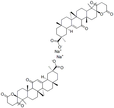 DISODIUM SUCCINOYL GLYCYRRHETINATE Structural