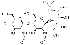 N,N',N''-TRIACETYLCHITOTRIOSE Structural