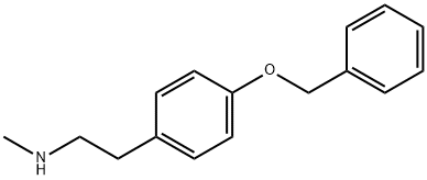 2-(4-(Benzyloxy)phenyl)-N-methylethanamine Structural Picture