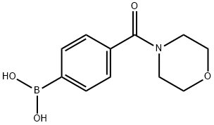 4-(MORPHOLINE-4-CARBONYL)PHENYLBORONIC ACID Structural