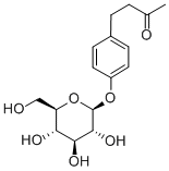 4-[4-(beta-D-Glucopyranosyloxy)phenyl]-2-butanone Structural