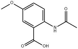 2-(acetylamino)-5-methoxybenzoic acid Structural