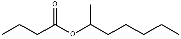 HEPTAN 2-YL BUTYRATE Structural