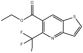 5-(TRIFLUOROMETHYL)THIENO[3,2-B]PYRIDINE-6-CARBOXYLIC ACID, ETHYL ESTER