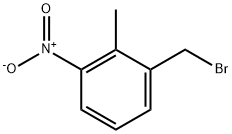 3-NITRO-2-METHYL-BENZYLBROMIDE Structural Picture