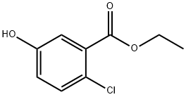 BENZOIC ACID, 2-CHLORO-5-HYDROXY-, ETHYL ESTER Structural