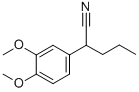 1-(3,4-DIMETHOXYPHENYL)-VALERONITRILE Structural