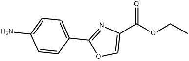 ETHYL 2-(4'-AMINOPHENYL)-1,3-OXAZOLE-4-CARBOXYLATE Structural