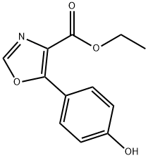 5-(4-HYDROXY-PHENYL)-OXAZOLE-4-CARBOXYLIC ACID ETHYL ESTER
