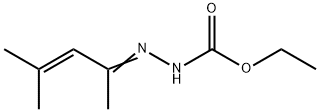 Hydrazinecarboxylic  acid,  (1,3-dimethyl-2-butenylidene)-,  ethyl  ester  (9CI) Structural