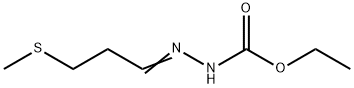 Hydrazinecarboxylic  acid,  [3-(methylthio)propylidene]-,  ethyl  ester  (9CI) Structural