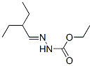 Hydrazinecarboxylic  acid,  (2-ethylbutylidene)-,  ethyl  ester  (9CI) Structural