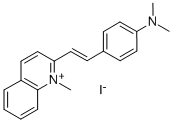 1-METHYL-2-P-DIMETHYLAMINO-STYRYL-QUINOLINIUM-IODIDE Structural