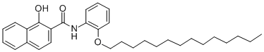 1-HYDROXY-N-(2-TETRADECYLOXYPHENYL)-2-NAPHTHALENECARBOXAMIDE