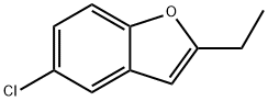 5-Chloro-2-ethylbenzofuran Structural