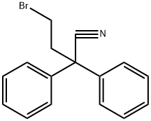 4-BROMO-2,2-DIPHENYLBUTYRONITRILE Structural