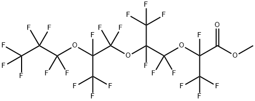 PERFLUORO-2,5,8-TRIMETHYL-3,6,9-TRIOXADODECANOIC ACID METHYL ESTER Structural