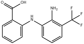 Benzoic  acid,  2-[[2-amino-3-(trifluoromethyl)phenyl]amino]- Structural