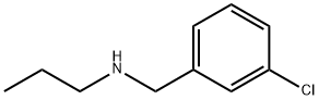 N-(3-chlorobenzyl)-N-propylamine Structural