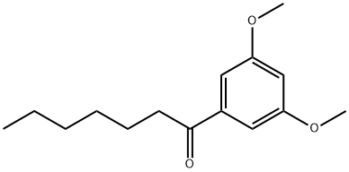 1-(3 5-DIMETHOXYPHENYL)HEPTAN-1-ONE  96 Structural