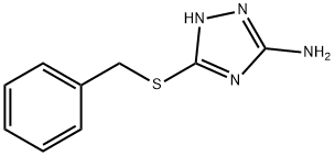 3-(BENZYLSULFANYL)-1H-1,2,4-TRIAZOL-5-YLAMINE Structural