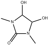 4,5-dihydroxy-1,3-dimethylimidazolidin-2-one  Structural