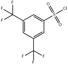 3,5-BIS(TRIFLUOROMETHYL)BENZENESULFONYL CHLORIDE Structural