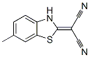 Propanedinitrile, (6-methyl-2(3H)-benzothiazolylidene)- (9CI) Structural