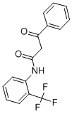 BETA-OXO-N-[2-(TRIFLUOROMETHYL)PHENYL]-BENZENEPROPANAMIDE Structural