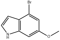 4-BROMO-6-METHOXYINDOLE Structural