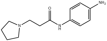 N-(4-aminophenyl)-3-pyrrolidin-1-ylpropanamide