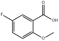 5-FLUORO-2-METHOXYBENZOIC ACID Structural