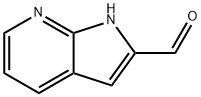 1H-Pyrrolo[2,3-b]pyridine-2-carboxaldehyde (9CI) Structural