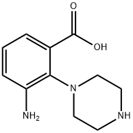 3-AMINO-2-PIPERAZIN-1-YLBENZOIC ACID Structural