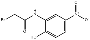 2-BROMOACETAMIDO-4-NITROPHENOL Structural