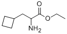 Ethyl 2-amino-3-cyclobutylpropanoate Structural