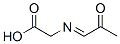 Glycine, N-(2-oxopropylidene)- (9CI) Structural