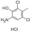 6-Amino-2,4-dichloro-3-methylphenol hydrochloride Structural