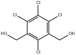 2,4,5,6-TETRACHLORO-M-XYLENE-A,A'-DIOL Structural