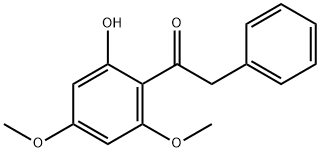 4' 6'-DIMETHOXY-2'-HYDROXY-2-PHENYLACET& Structural