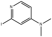 2-Iodo-4-dimethylaminopyridine Structural