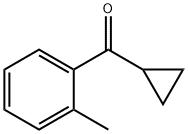 CYCLOPROPYL 2-METHYLPHENYL KETONE Structural