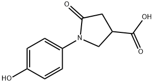 1-(4-HYDROXY-PHENYL)-5-OXO-PYRROLIDINE-3-CARBOXYLIC ACID Structural