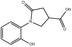 1-(2-HYDROXY-PHENYL)-5-OXO-PYRROLIDINE-3-CARBOXYLIC ACID Structural