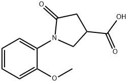 1-(2-METHOXY-PHENYL)-5-OXO-PYRROLIDINE-3-CARBOXYLIC ACID Structural