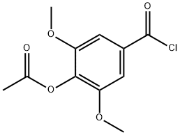 4-acetoxy-3,5-dimethoxybenzoyl chloride Structural