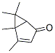 Bicyclo[3.1.0]hex-3-en-2-one, 4,5,6,6-tetramethyl-, (-)- (9CI) Structural